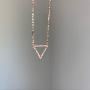 Beautiful 18k Rose Gold Plated necklace by Pretty Bird Jewelry